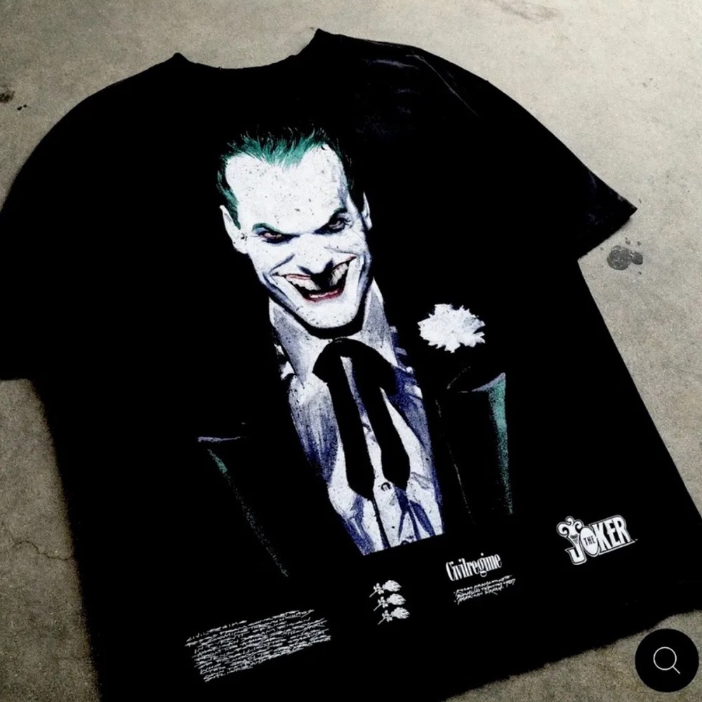 CIVIL REGIME BY DARC SPORT X BATMAN X THE JOKER WHY SO SERIOUS TSHIRT